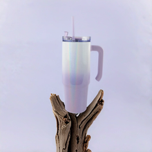 Load image into Gallery viewer, Hogg Outfitters - 30oz SUBLIMATION HOLOGRAPHIC GRIPPY TUMBLER: Ombre ///Pink