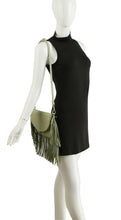 Load image into Gallery viewer, Handbag Factory Corp - Women Fringed Crossbody handbag Shoulder Bag:/// BROWN
