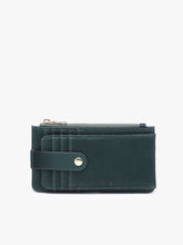 Load image into Gallery viewer, Jen &amp; Co. - Mae RFID Multi-Card Wallet w/ Strap Snap Closure | WL2541RF : Cocoa Pearl
