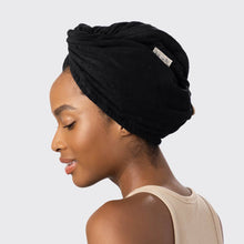 Load image into Gallery viewer, KITSCH - Quick Dry Hair Towel - Eco Black///
