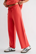 Load image into Gallery viewer, Mono B - Malibu Wide-Leg Fleece Pants: ELDERGREEN / S:M:L (2:2:2)