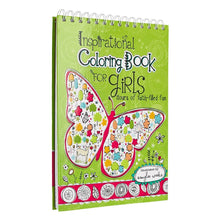 Load image into Gallery viewer, Christian Art Gifts - Coloring Book Wirebound Inspirational for Girls ///