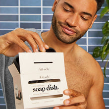 Load image into Gallery viewer, KITSCH - Self-Draining Soap Dish - Black ///