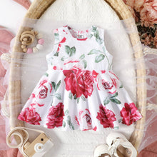 Load image into Gallery viewer, PatPat - Baby Girl Allover Floral Print Flowy Sleeveless Tank Dress: Color block /// 6-9 Months