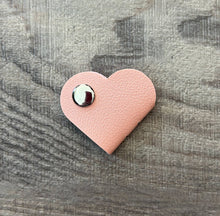 Load image into Gallery viewer, JILLIAN INK LLC - Heart Shaped Snap Cord Organizer for Office or Travel: Brown///