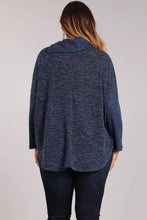 Load image into Gallery viewer, Chris &amp; Carol Apparel - Plus Knit Turtle Neck Top: MOCHA / 2X ///