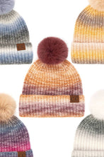 Load image into Gallery viewer, Hana - C.C Multicolor Ombre Beanie With Pom: Berry ???