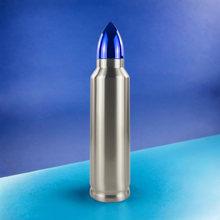 Load image into Gallery viewer, Hogg Outfitters - 32oz SUBLIMATION CLEAR BULLET TUMBLER: Red Lid ///