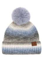 Load image into Gallery viewer, Hana - C.C Multicolor Ombre Beanie With Pom: Berry ???