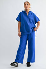 Load image into Gallery viewer, Mono B - Malibu Wide-Leg Fleece Pants: ELDERGREEN / S:M:L (2:2:2)