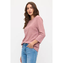 Load image into Gallery viewer, Perseption - KNIT TORTOISE BUTTON SHIRT: Chocolate / S-M-L-XL(1-2-2-1)