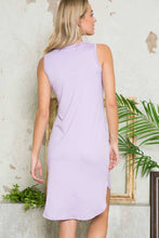 Load image into Gallery viewer, Burgundy Apparel - SLEEVELESS HI-LOW DRESS: BLACK / L ///