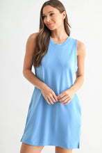 Load image into Gallery viewer, Mono B - Laguna Scuba Shift Dress: PLUM PINK / S:M:L (2:2:2)