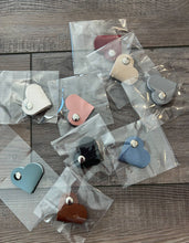Load image into Gallery viewer, JILLIAN INK LLC - Heart Shaped Snap Cord Organizer for Office or Travel: Brown///