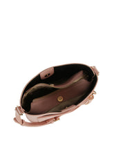 Load image into Gallery viewer, Handbag Factory Corp - Tassel Charm Pebbled Crossbody Bag: Black///
