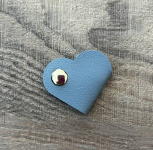 Load image into Gallery viewer, JILLIAN INK LLC - Heart Shaped Snap Cord Organizer for Office or Travel: Brown///