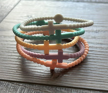 Load image into Gallery viewer, JILLIAN INK LLC - Silicone Cross Bracelet Set of 5: Neons