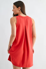 Load image into Gallery viewer, Mono B - Laguna Scuba Shift Dress: PLUM PINK / S:M:L (2:2:2)