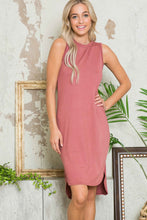 Load image into Gallery viewer, Burgundy Apparel - SLEEVELESS HI-LOW DRESS: BLACK / L ///
