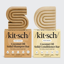 Load image into Gallery viewer, KITSCH - Coconut Oil Shampoo &amp; Conditioner Bar Combo for Dry Damaged Hair
