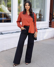 Load image into Gallery viewer, Grace and Lace - Fab-Fit Work Pant - Wide Leg in Black: Black / 14 ///