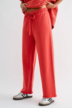 Load image into Gallery viewer, Mono B - Malibu Wide-Leg Fleece Pants: ELDERGREEN / S:M:L (2:2:2)