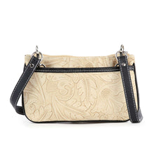 Load image into Gallery viewer, Handbag Factory Corp - Western Design Petite Crossbody Sling: Dark Brown///