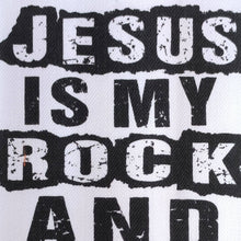 Load image into Gallery viewer, Duke Imports - "Jesus is My Rock" Decorative Kitchen Towel ///