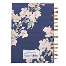 Load image into Gallery viewer, Christian Art Gifts - Journal Wirebound Large Navy It Is Well With My Soul ///