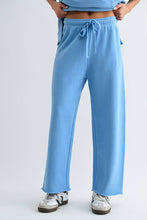 Load image into Gallery viewer, Mono B - Malibu Wide-Leg Fleece Pants: ELDERGREEN / S:M:L (2:2:2)