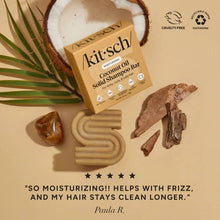 Load image into Gallery viewer, KITSCH - Coconut Oil Shampoo &amp; Conditioner Bar Combo for Dry Damaged Hair