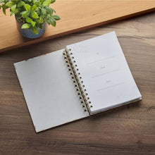 Load image into Gallery viewer, Christian Art Gifts - Journal Wirebound White Floral All Things For Good Rom. 8:27///