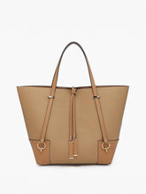 Load image into Gallery viewer, Jen &amp; Co. - M2504 Kya Structured Tote w/ Contrast Trim: Black ///