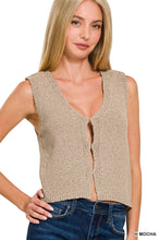 Load image into Gallery viewer, 42POPS - ..0810 Hook &amp; Eye Sweater Vest SI-26656: OFF WHITE-171176 / L
