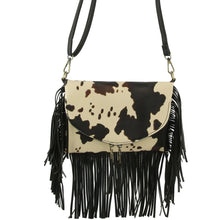 Load image into Gallery viewer, Handbag Factory Corp - Women Fringed Crossbody handbag Shoulder Bag:/// BROWN