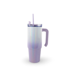 Load image into Gallery viewer, Hogg Outfitters - 30oz SUBLIMATION HOLOGRAPHIC GRIPPY TUMBLER: Ombre ///Pink