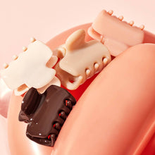 Load image into Gallery viewer, KITSCH - Recycled Plastic Mini Cloud Claw Clips 8pc Set - Rosewood ///