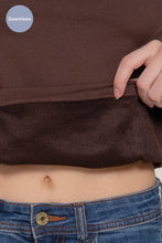 Load image into Gallery viewer, Active Basic | Active USA - Long Sleeve Crew Neck Inner Fur Seamless Top: OLV-///olive / S/M