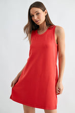 Load image into Gallery viewer, Mono B - Laguna Scuba Shift Dress: PLUM PINK / S:M:L (2:2:2)