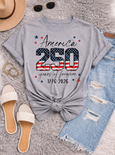 Load image into Gallery viewer, Trendy Chic Apparel LLC -  America 250 Years Sweatshirts &amp; T-Shirts: GILDAN T Shirt / Adult 3XL