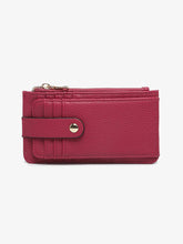 Load image into Gallery viewer, Jen &amp; Co. - Mae RFID Multi-Card Wallet w/ Strap Snap Closure | WL2541RF : Cocoa Pearl