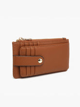 Load image into Gallery viewer, Jen &amp; Co. - Mae RFID Multi-Card Wallet w/ Strap Snap Closure | WL2541RF : Dark Purple