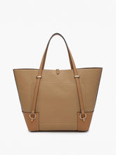 Load image into Gallery viewer, Jen &amp; Co. - M2504 Kya Structured Tote w/ Contrast Trim: Black ///