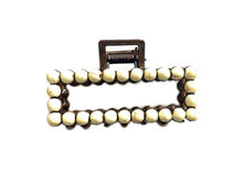 Load image into Gallery viewer, Snowing West - Western Mini Navajo Pearl Hair Claw: TURQUOISE