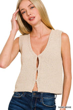 Load image into Gallery viewer, 42POPS - ..0810 Hook &amp; Eye Sweater Vest SI-26656: OFF WHITE-171176 / M