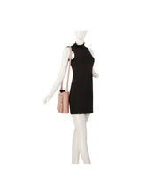 Load image into Gallery viewer, Handbag Factory Corp - Tassel Charm Pebbled Crossbody Bag: Black///
