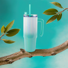 Load image into Gallery viewer, Hogg Outfitters - 30oz SUBLIMATION HOLOGRAPHIC GRIPPY TUMBLER: Ombre ///Pink