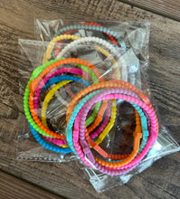 Load image into Gallery viewer, JILLIAN INK LLC - Silicone Cross Bracelet Set of 5: Neons