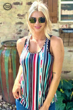 Load image into Gallery viewer, Sterling Kreek - Somewhere In Serape Tank: M ///