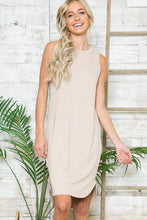 Load image into Gallery viewer, Burgundy Apparel - SLEEVELESS HI-LOW DRESS: BLACK / L ///